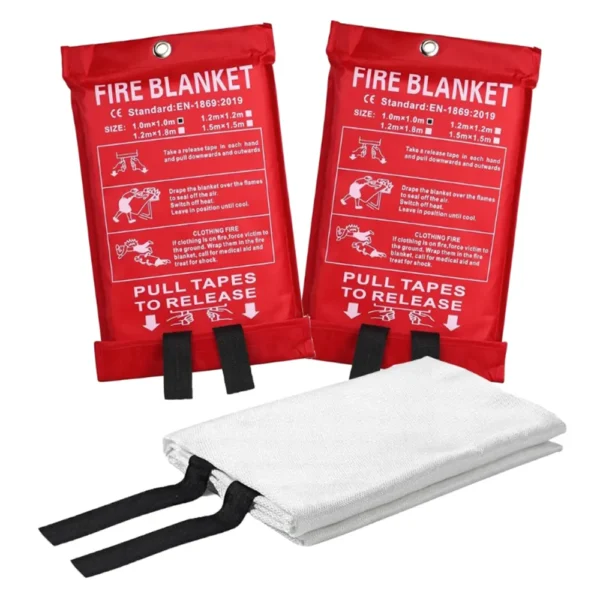 1-2x1-2m fiberglass fire blanket