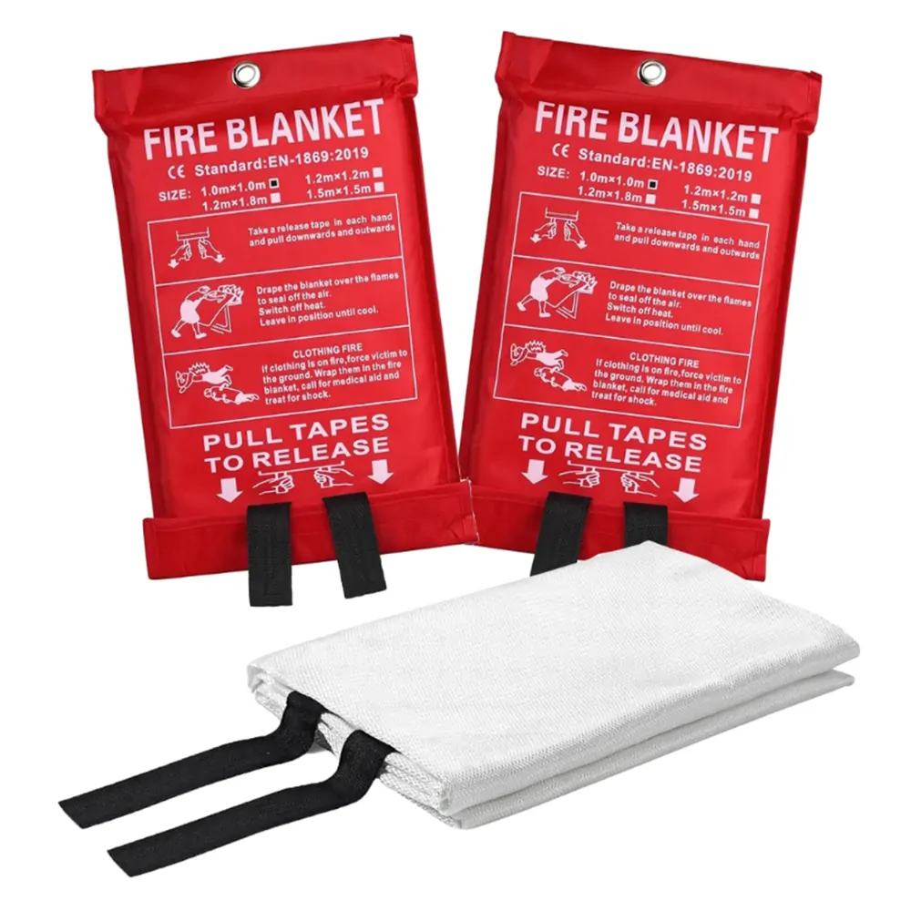 Fiberglass Fire Blanket NFPA 701 FM 4950 Certified Safeprotex