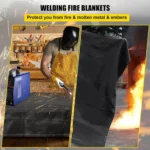 Acrylic coated fiberglass welding blanket application 3