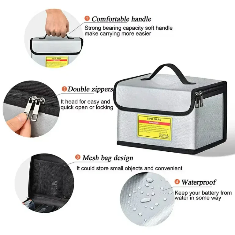 Specifically designed Safeprotex lipo battery safe bag