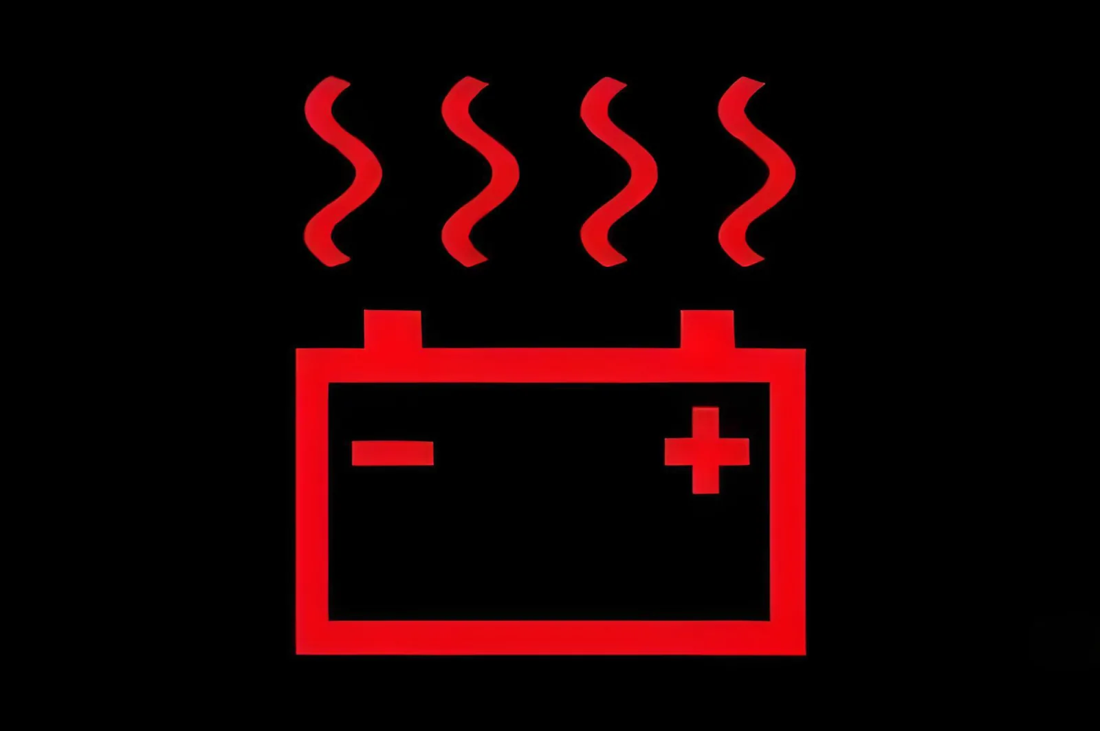 Thermal runaway warning for electric trains