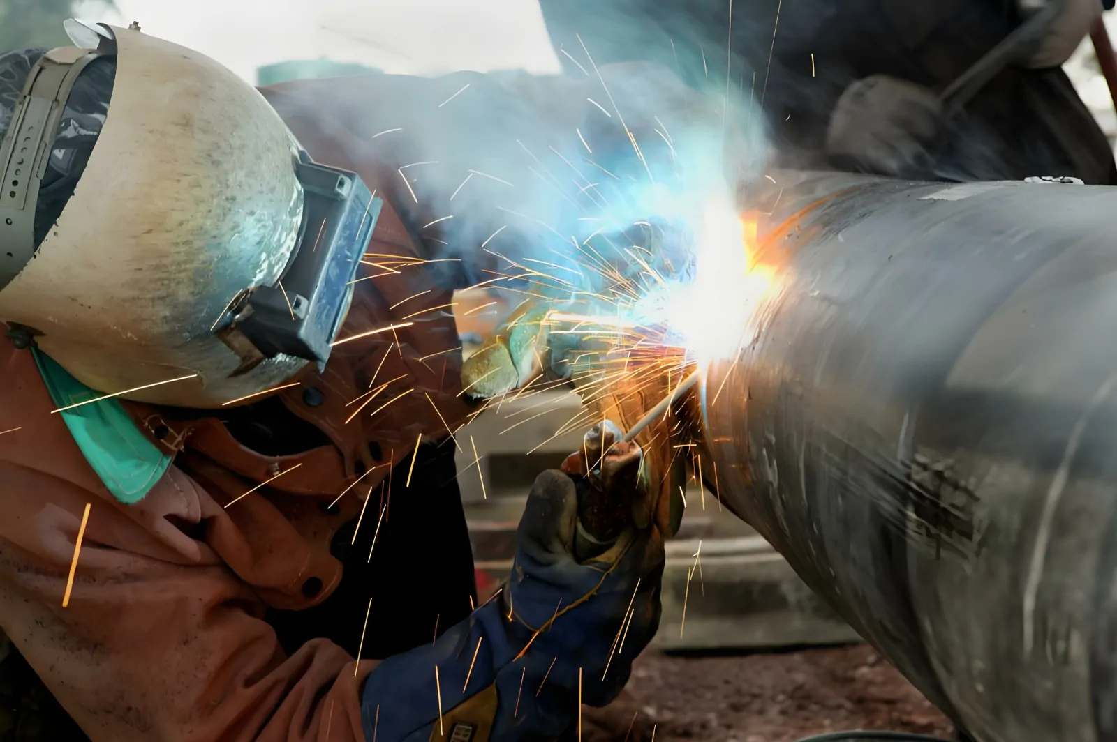application of welding blanket