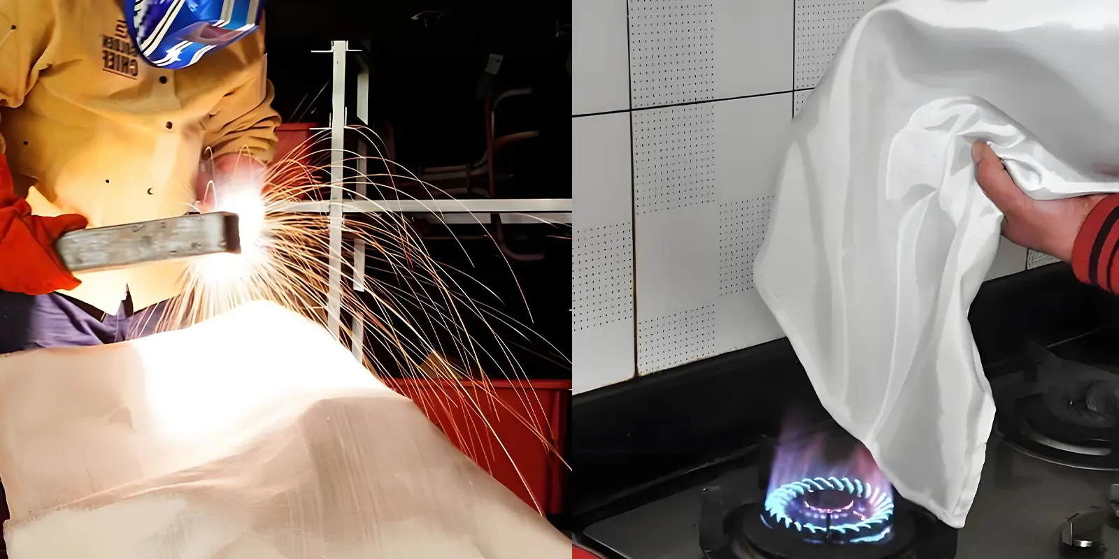 welding Blanket vs fire blanket