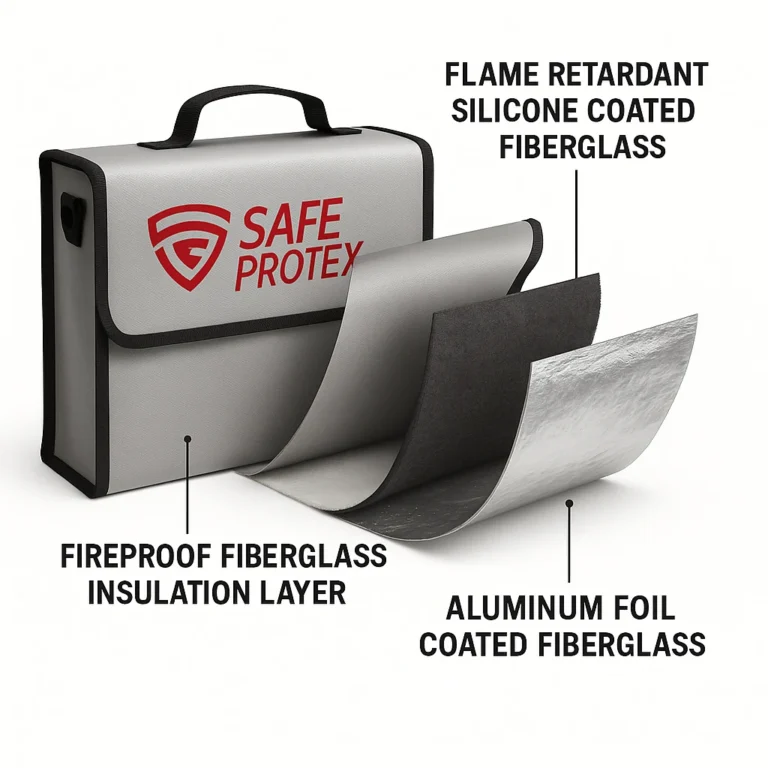 Triple-Layer Fire & Water Protection fireproof bag