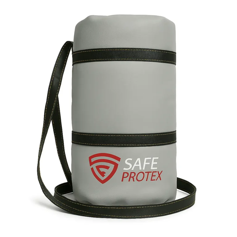 silicone coated high silica EV fire blanket