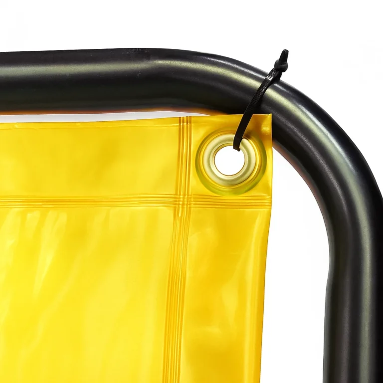 PVC welding curtain detail